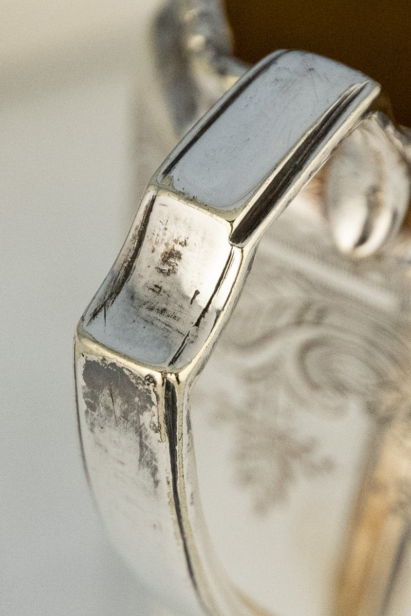 Antique Octagonal Silverplate Tea Service