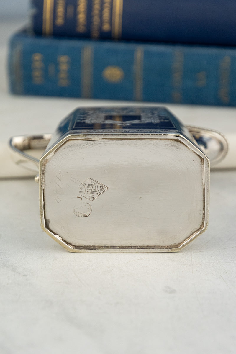 Antique Octagonal Silverplate Tea Service