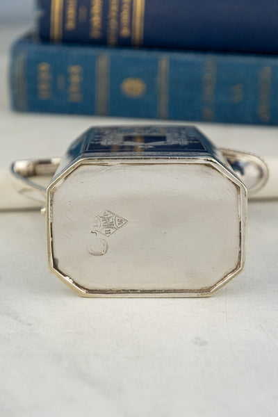 Antique Octagonal Silverplate Tea Service