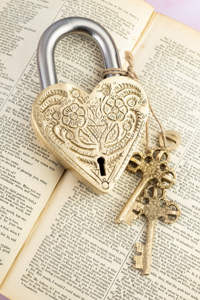 Brass & Iron Love Lock