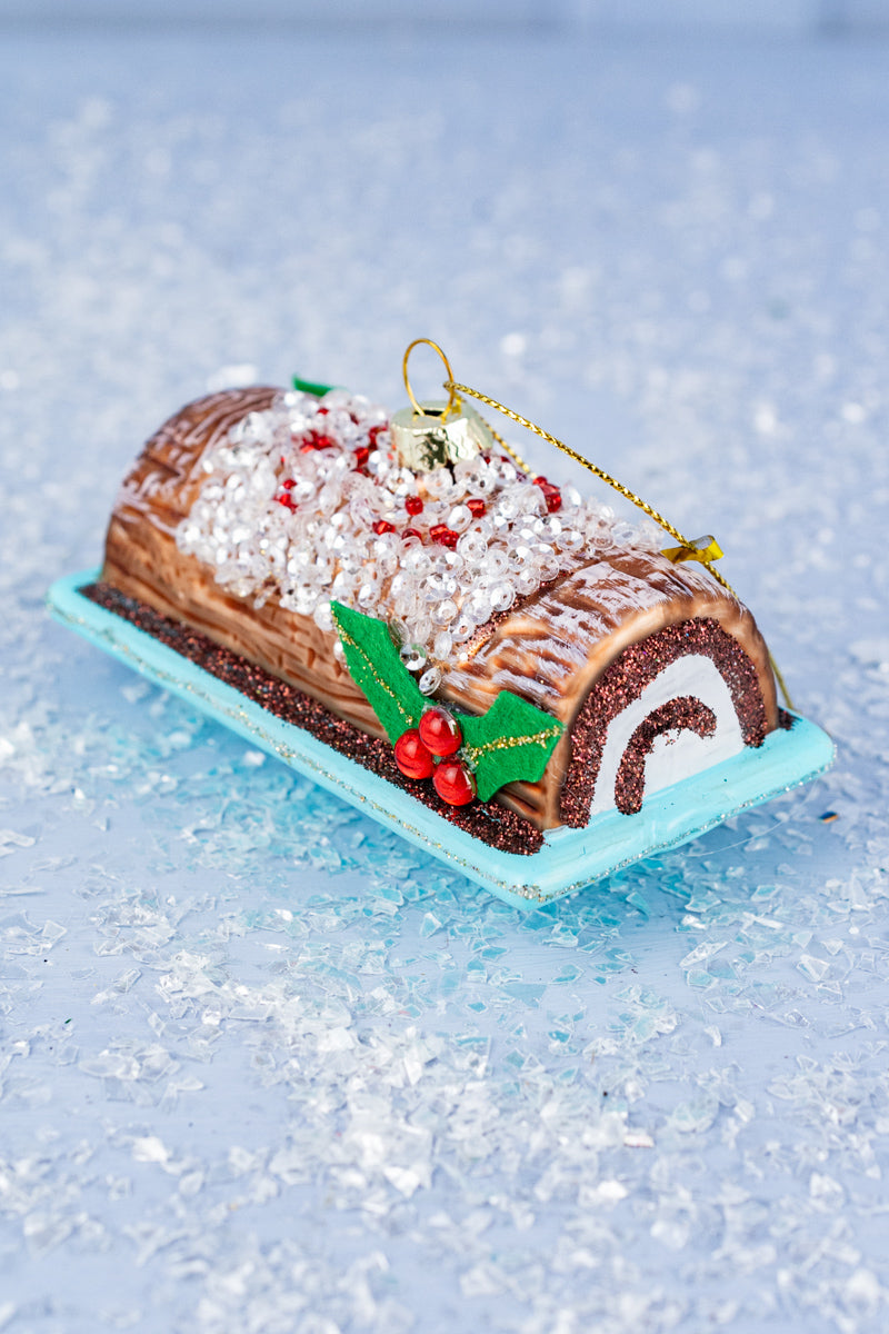 Bûche de Noël Ornament, image 1 of 6