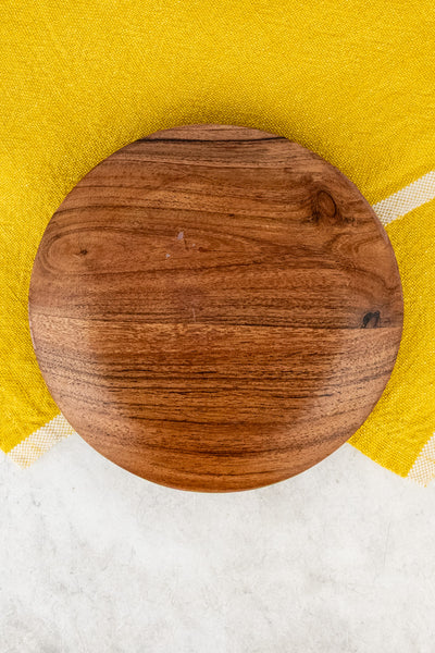 Wood & Marble Butter Dish