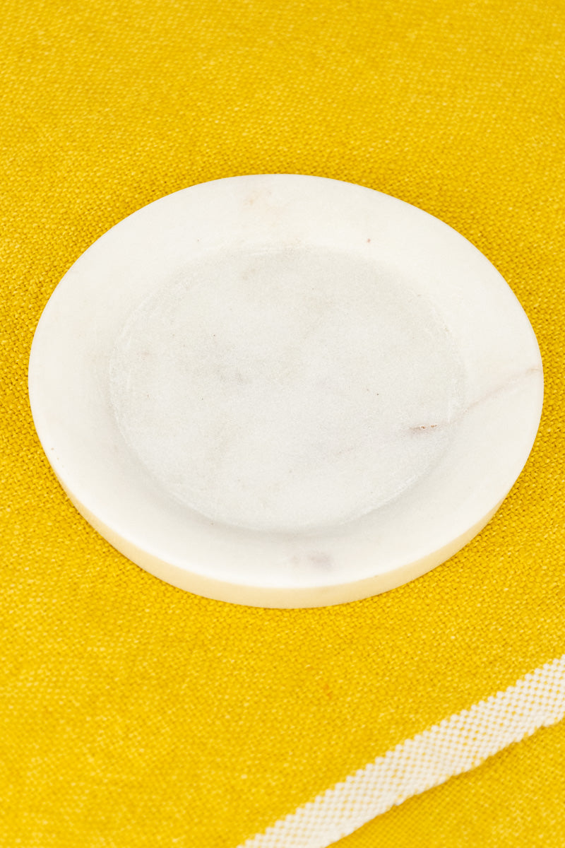 Wood & Marble Butter Dish