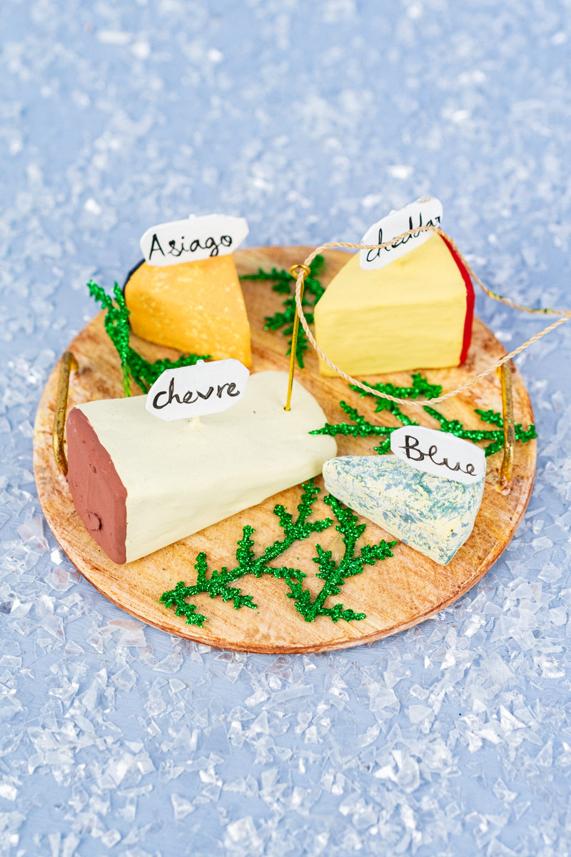 Cheese Board Ornament, image 1 of 3
