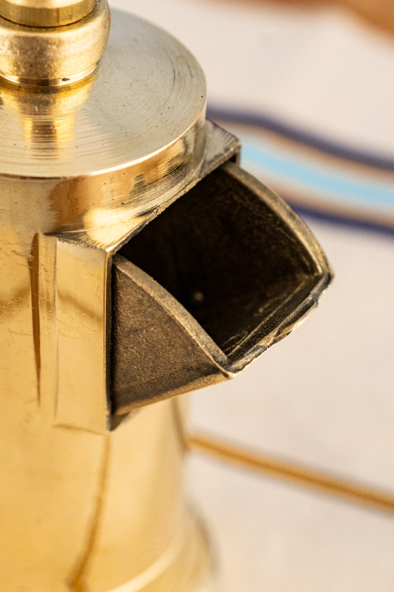 Chef's Mate Brass Pepper Mill
