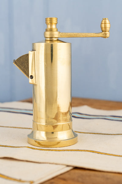 Chef's Mate Brass Pepper Mill