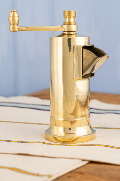 Chef's Mate Brass Pepper Mill