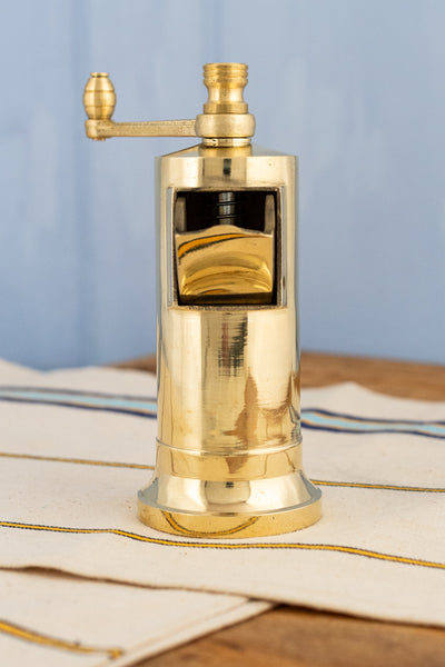 Chef's Mate Brass Pepper Mill