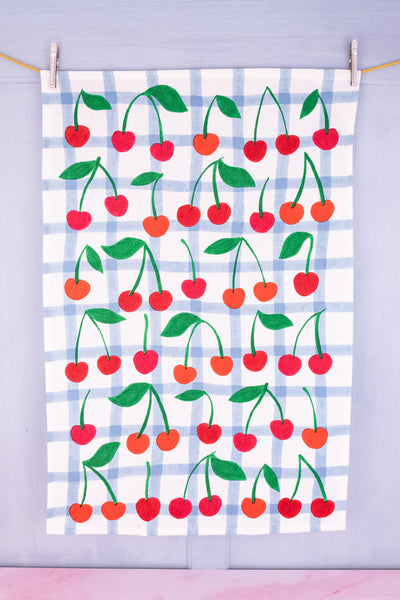 Cherry Tea Towel
