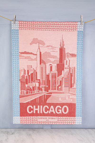 Chicago Jacquard Tea Towel