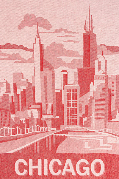 Chicago Jacquard Tea Towel