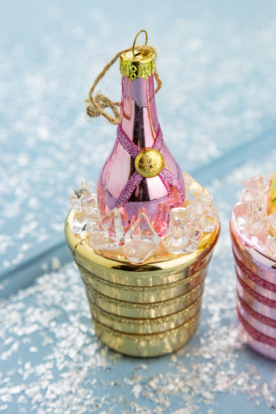 Chilled Champagne Glass Ornament
