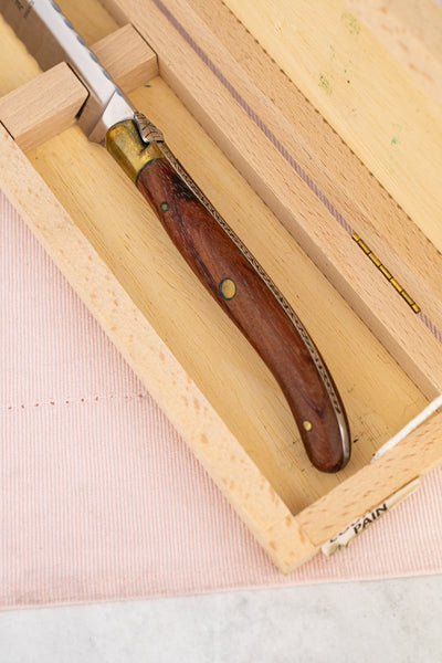 Claude Dozorme Laguiole Rosewood Bread Knife