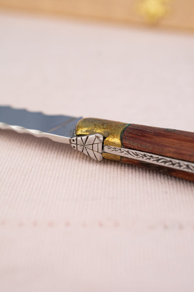 Claude Dozorme Laguiole Rosewood Bread Knife