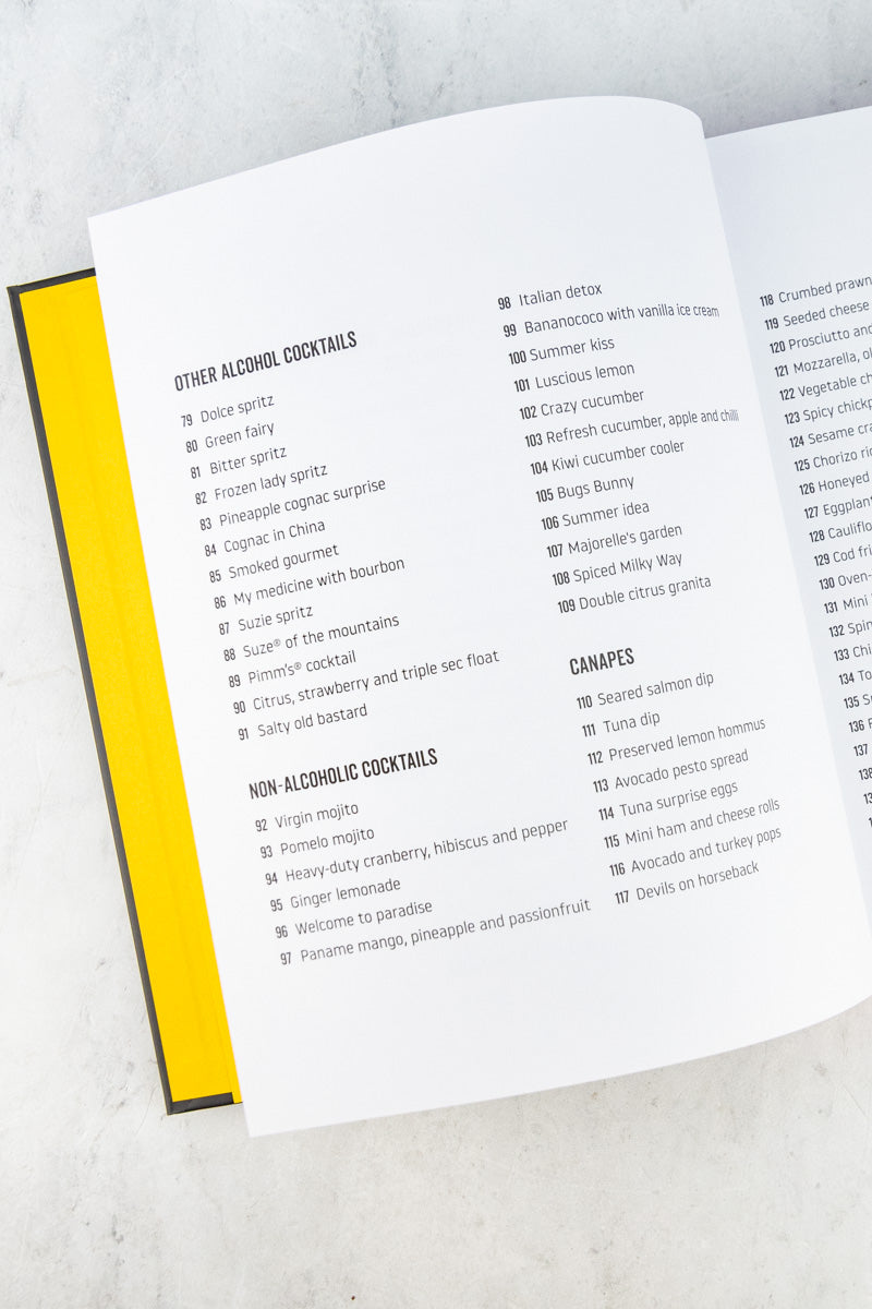 Cocktails and Canapes Book