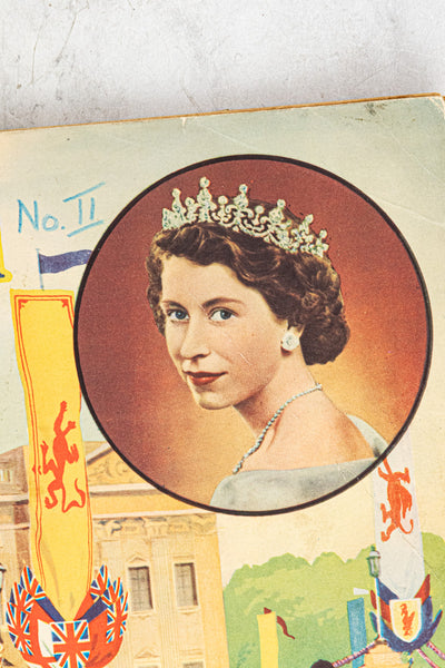 Vintage Queen Elizabeth II Coronation Scrapbook