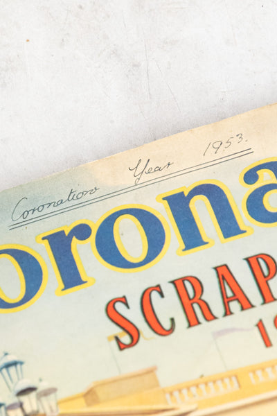 Vintage Queen Elizabeth II Coronation Scrapbook