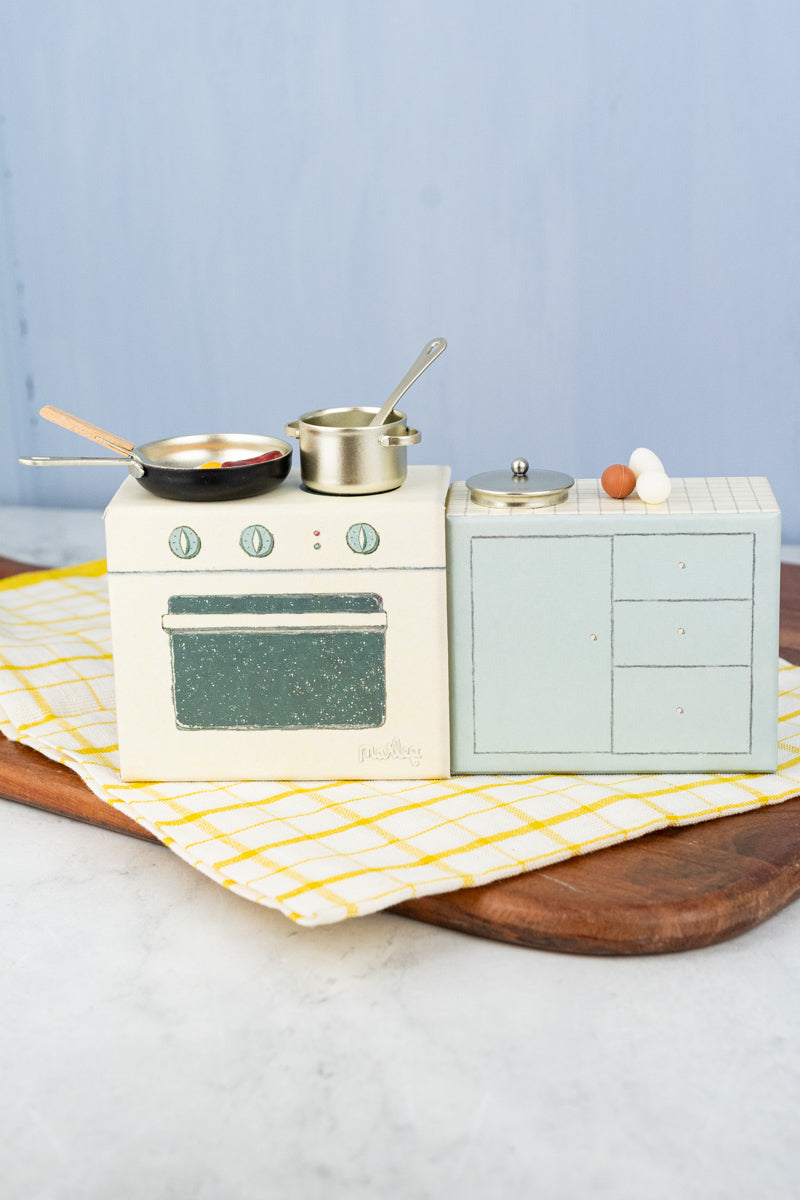 Danish Miniature Stovetop Cooking Set