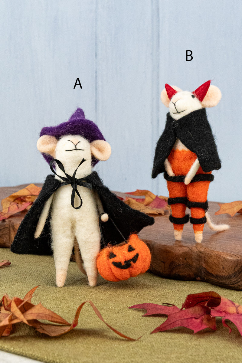 Devilish Dexter & Bewitching Beatrice Halloween Mouse