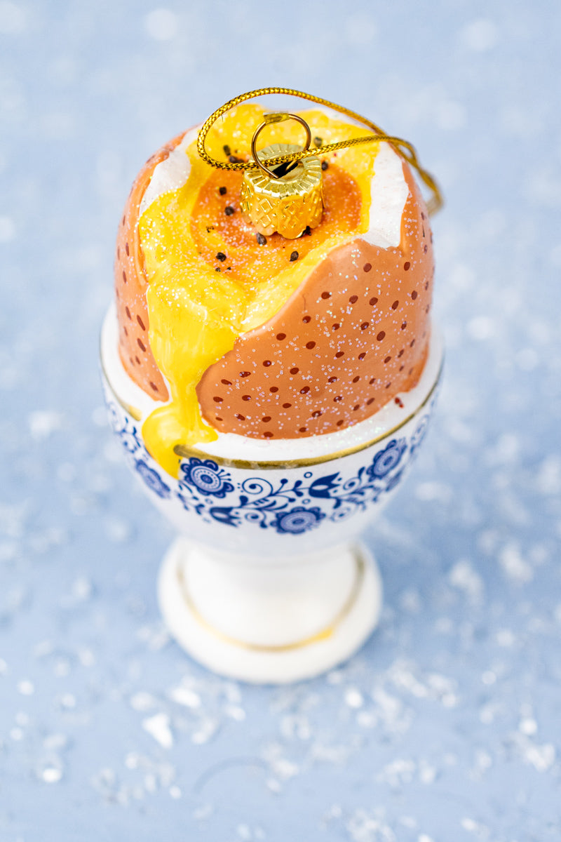 Egg in Egg Cup Ornament, image 3 of 3
