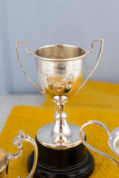 English Miniature Silverplate Sporting Trophy Collection