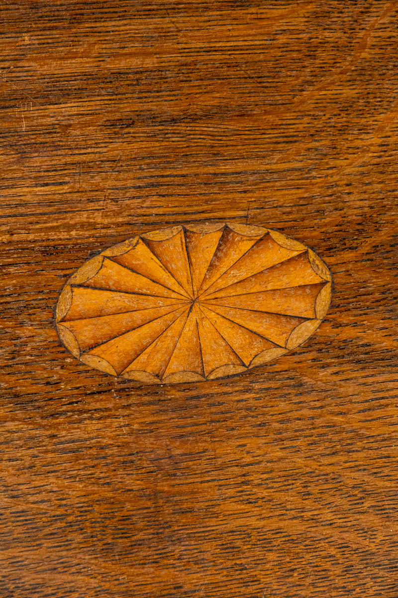 Antique English Oak Serving Tray