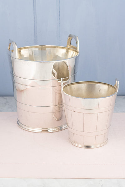 English Silverplate Champagne and Ice Bucket