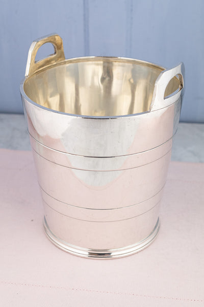 English Silverplate Champagne and Ice Bucket