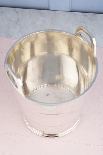 English Silverplate Champagne and Ice Bucket