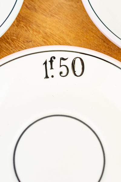 French Franc Plates - Set of 4