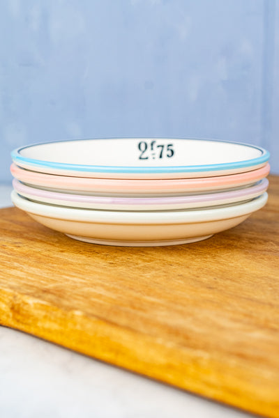 French Franc Plates - Set of 4