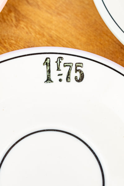 French Franc Plates - Set of 4