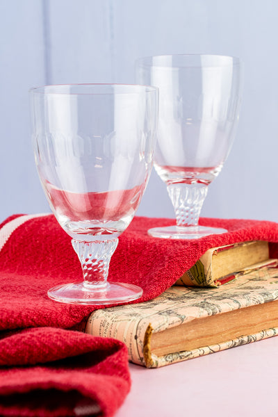 French Bistro Crystal Glass - Set of 2