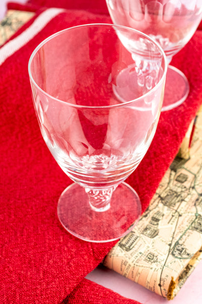 French Bistro Crystal Glass - Set of 2