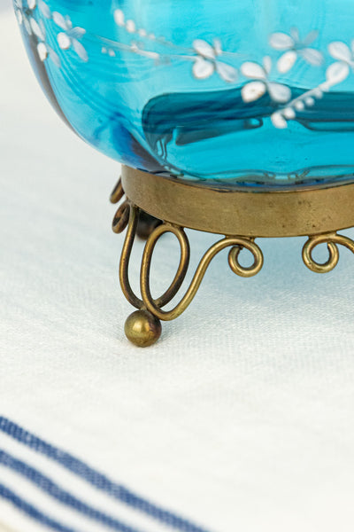Antique French Art Nouveau Enameled Box