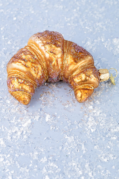 French Croissant Ornament