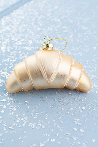 French Croissant Ornament