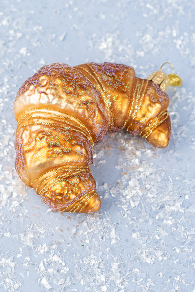 French Croissant Ornament