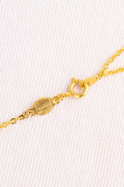 French Triple Locket Necklace