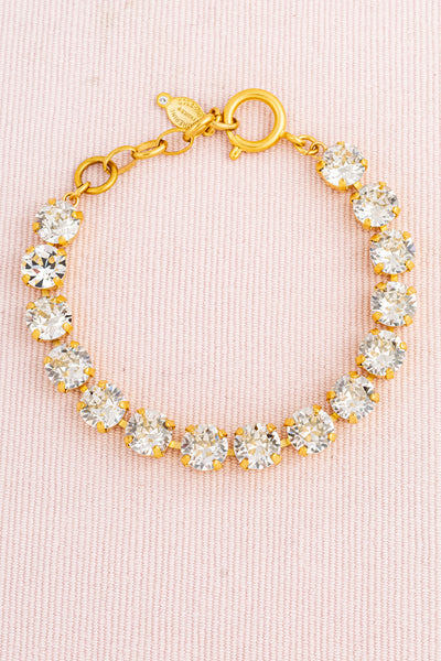 French Gold & Crystal Bracelet