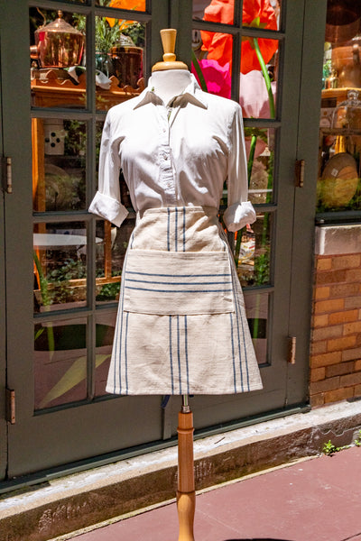 French Stripe Half Apron