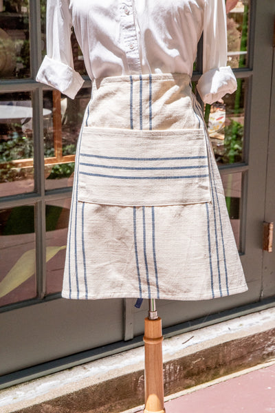 French Stripe Half Apron