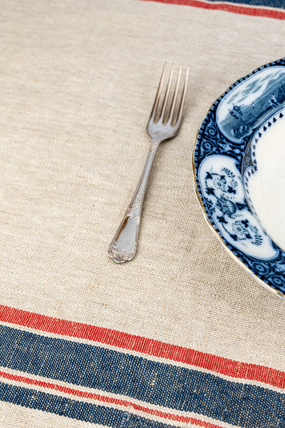 Antibes French Stripe Linen Runner