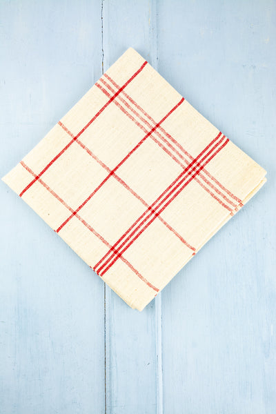 French Tea Towel Dinner Napkins - Set of 4