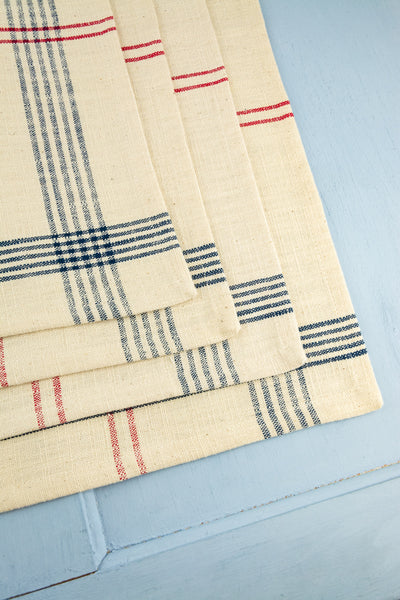 French Tea Towel Placemats - Set of 4