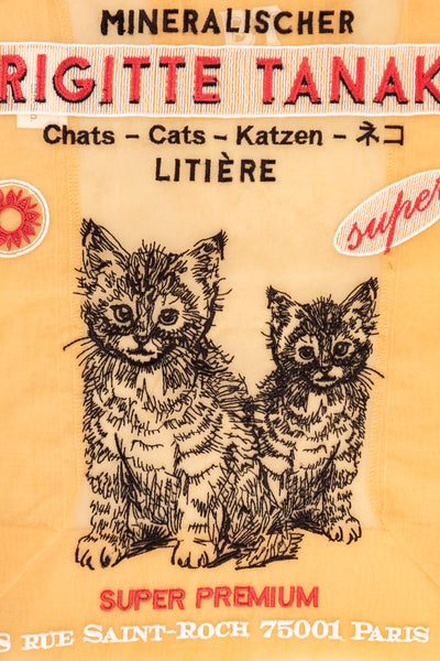 Chats Joueuse Organza Bag