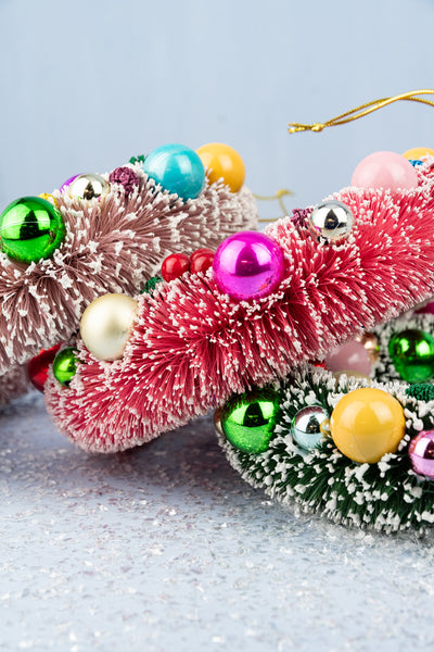 Frosted Bauble Wreath