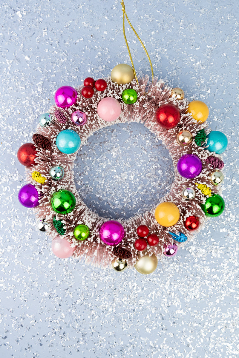Frosted Bauble Wreath, image 5 of 7