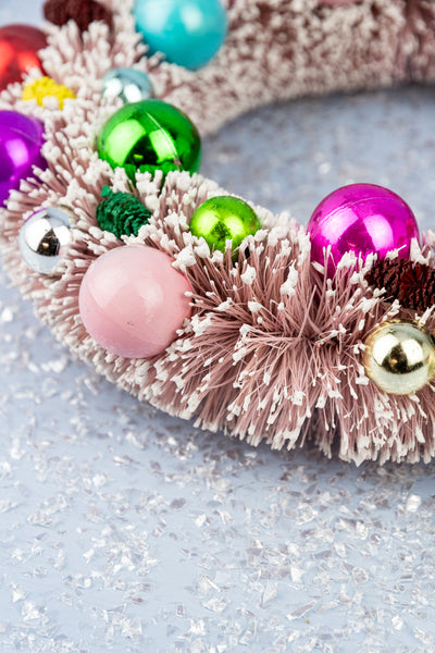 Frosted Bauble Wreath