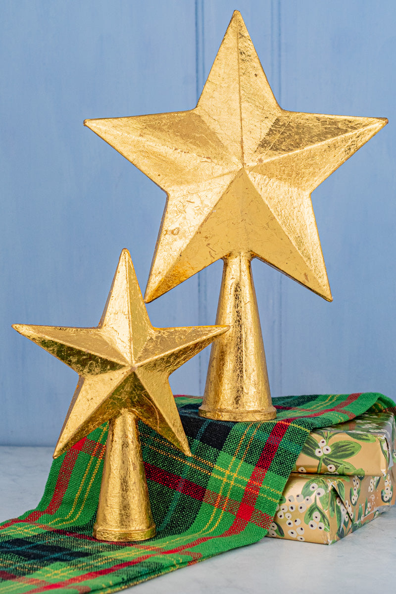 Gilded Papier-Mâché Tree Topper, image 2 of 6